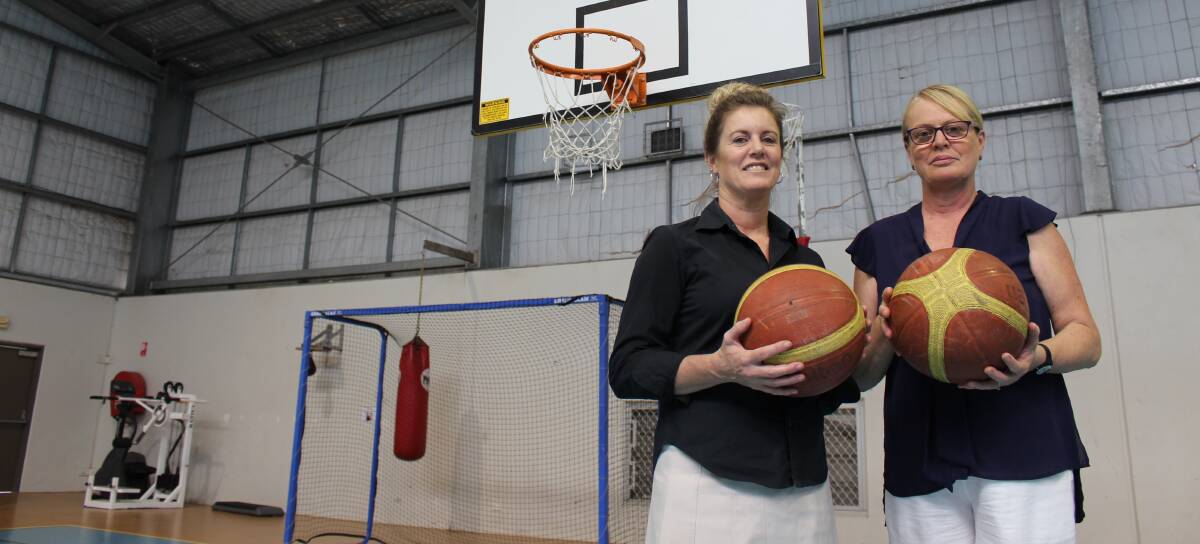 BOUNCING BACK: Sisters Sonia Nathan and Kerri Walker are the driving forces behind the imminent return of a basketball competition in Junee. Picture: Nicolas Jungfer