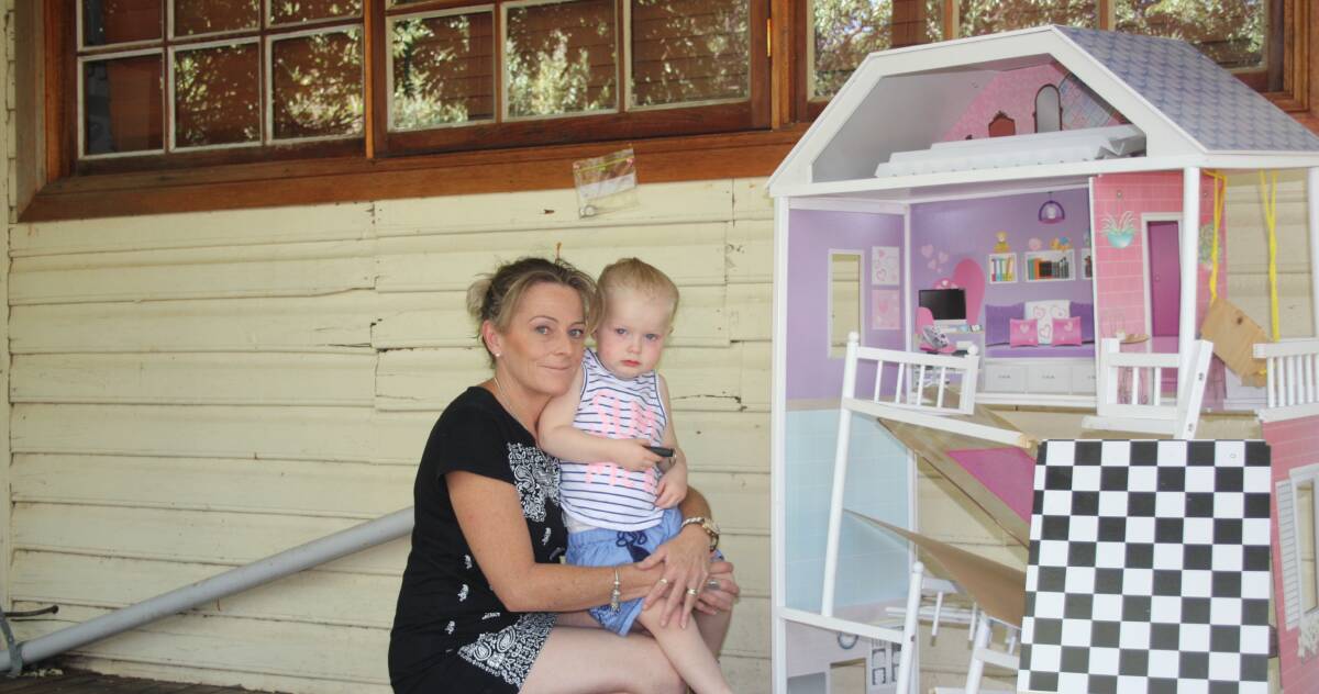 DEVASTATED: Junee resident Lou Stapleton is fuming after intruders broke into her home and destroyed her two-year-old granddaughter's dollhouse. Picture: Nicolas Jungfer