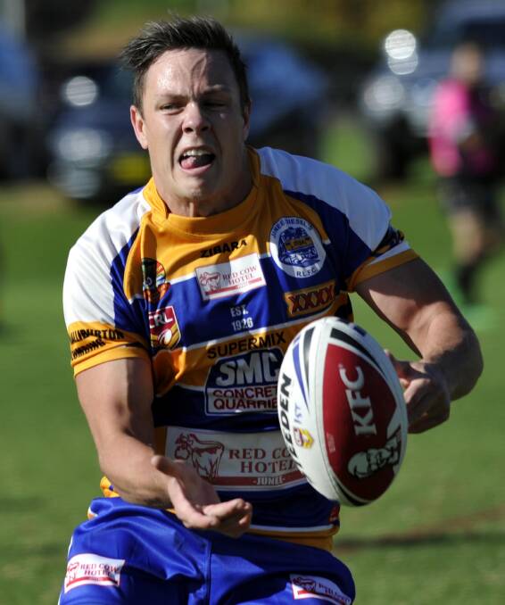 CLASS ACT: Junee captain-coach Matt Hands again played a critical role in his side's thumping win over Tumut at the weekend.