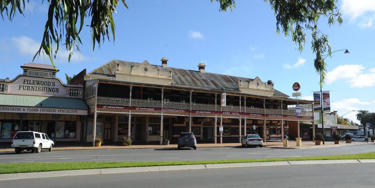 SLICE OF HISTORY: Buyer will get their chance to be a part of history when the town's first hotel, Junee Hotel, goes under the hammer on Thursday.