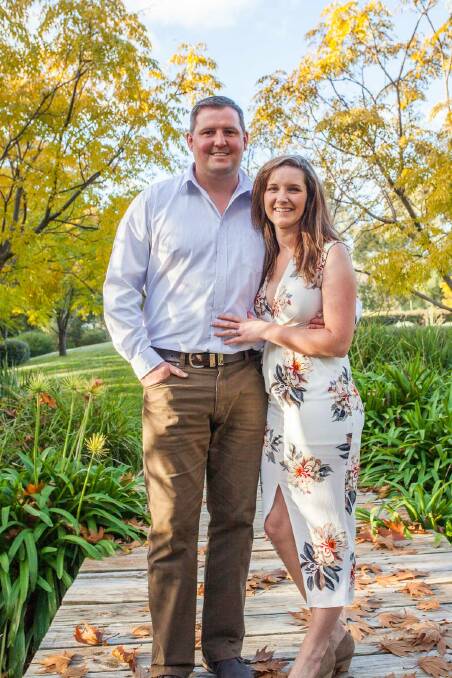 NAZI SLURS: The Shooters Fishers and Farmers Party candidate for Cootamundra Matthew Stadtmiller with his wife Nyssa.