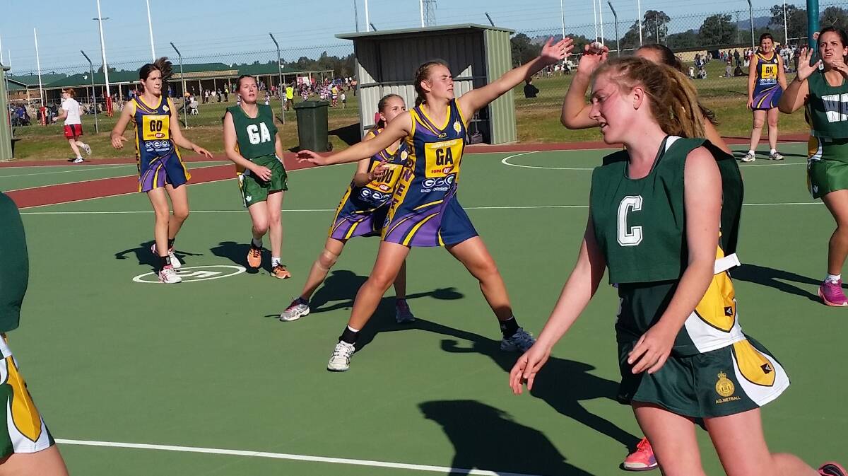 NETBALL ACTION: Junee Storm take home a win over Ag College Green at the weekend. Picture: Contributed