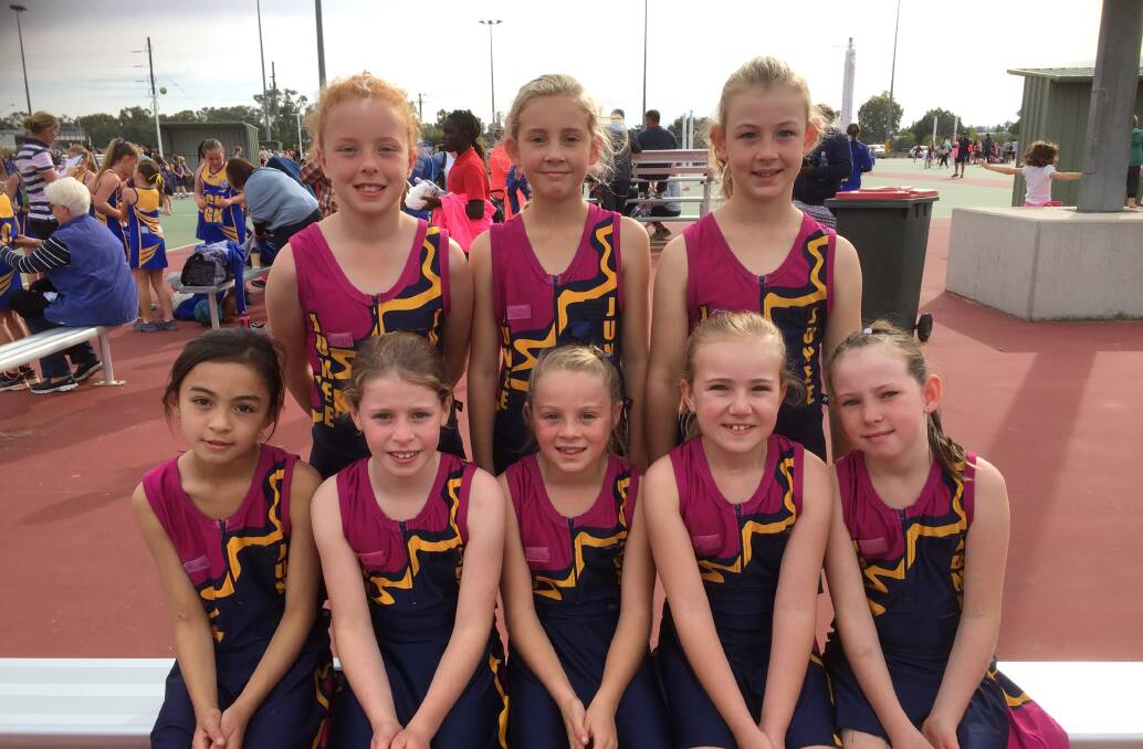 TOP NOTCH: Some of the junior Junee netballers at the weekend,. Picture: Contributed