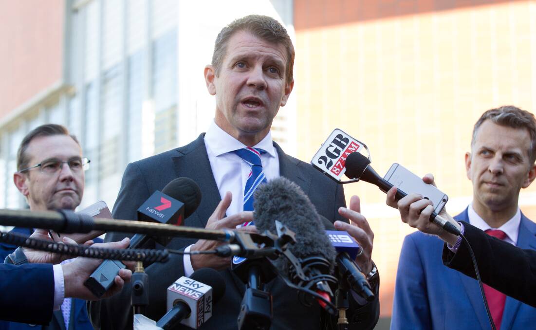 BLUE BOLT: NSW Premier Mike Baird continues to cop backlash over his decision to ban greyhound racing from July next year.