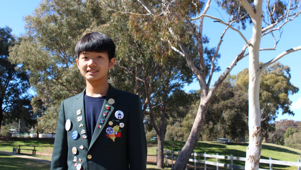 NEW KID IN TOWN: 16-year-old Alen Chuang is settling in to his new home and lifestyle. Picture: Madeleine Clarke 