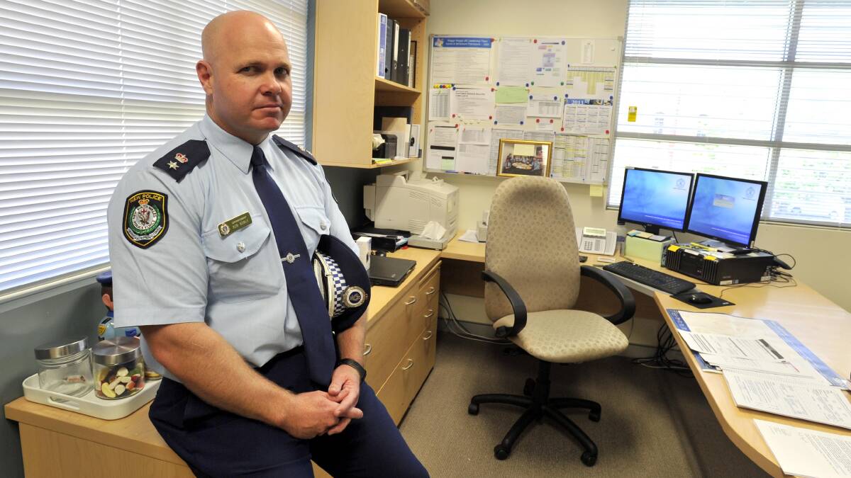 Wagga police commander Bob Noble