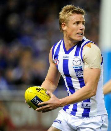 Liam Anthony is one of eight players let go by North Melbourne.  Photo: Sebastian Costanzo