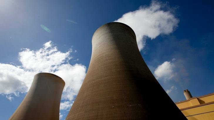 Cooling towers at Australia's most carbon-intensive major power plant, Hazelwood. Photo: Arsineh Houspian