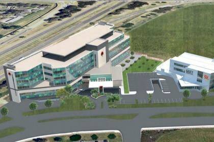 Artist's impression of the new Casey hospital. Photo: n.lindsay@fairfaxmedia.com.au