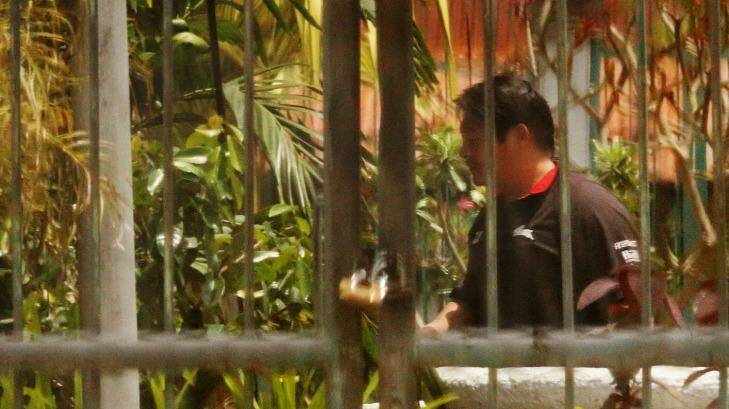 Andrew Chan, one of the Bali nine duo, photographed yesterday in Kerobokan Prison. Photo: Kate Geraghty