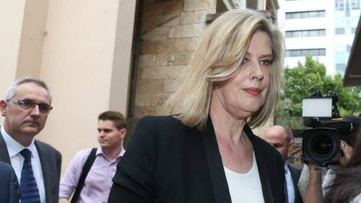 Ardent chief executive Deborah Thomas as she arrived at the shareholder meeting: She is pleading for patience as questions are asked about the circumstances that led to this week's strategy.  Photo: Louise Kennerley