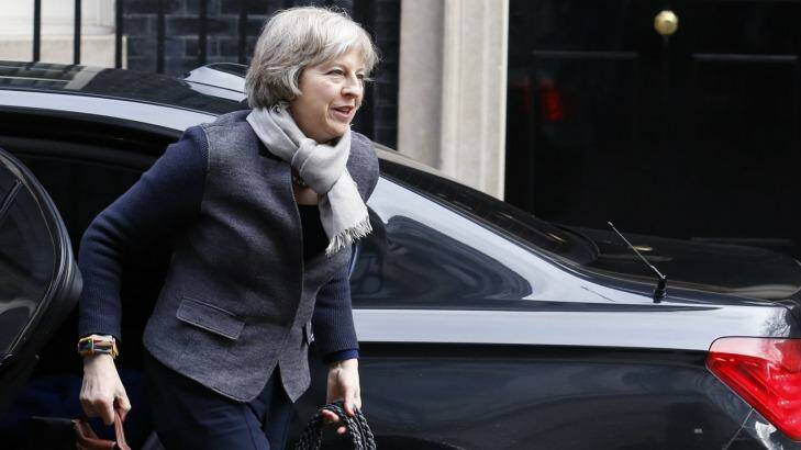 Theresa May, UK home secretary and quiet Remain campaigner. Photo: Luke MacGregor/Bloomberg