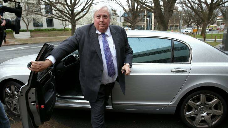 Clive Palmer says the Chinese decision is a win for the environment and mankind. Photo: Alex Ellinghausen