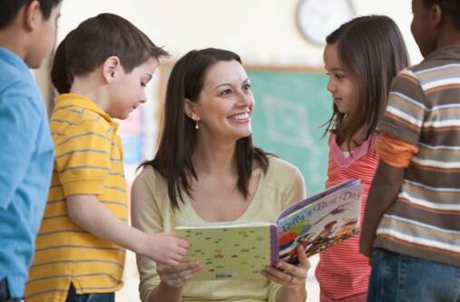 A career in teaching will ensure you have school holidays with your own children. Getty images.