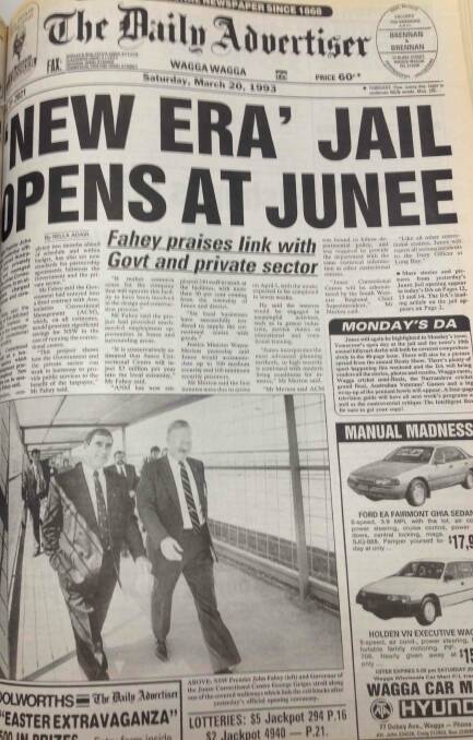 PHOTOS: #ThrowbackThursday - Junee jail opening, 1993