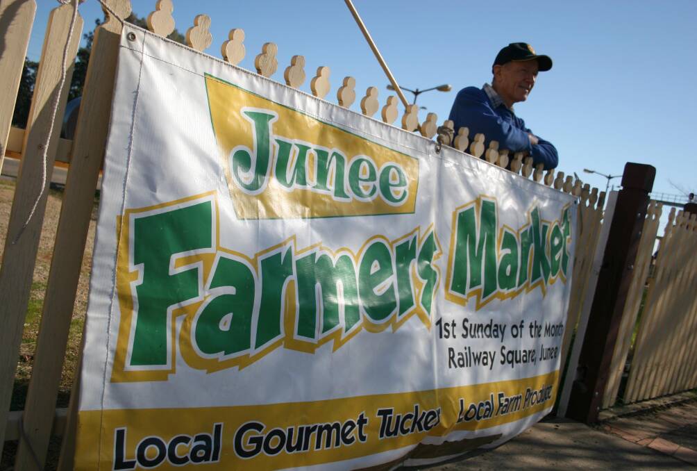 Junee Rotary Club wants to see the Farmers Markets become a marquee event and club president Doug Bell said the club has invested in its success. Picture: Declan Rurenga