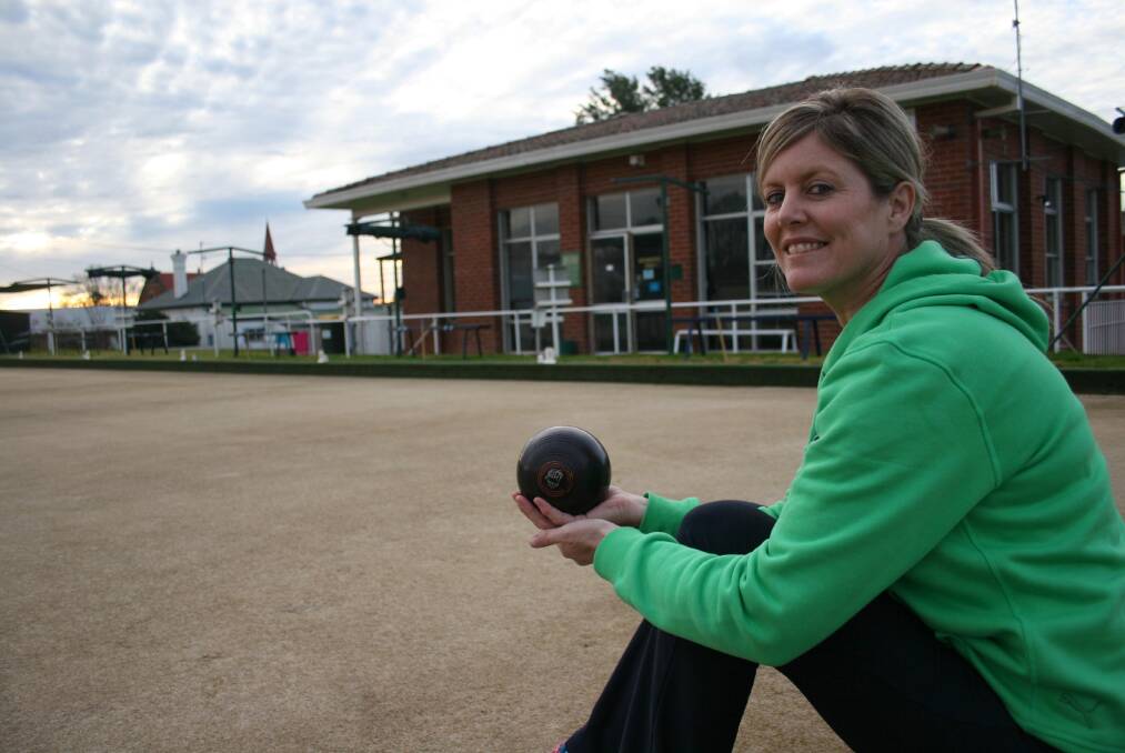 Resident Sonia Lawson is organising a charity day at the Junee Bowling Club to raise money for Junee Can Assist which will complement her fundraising drive ahead of the City2Surf marathon run. Picture: Declan Rurenga