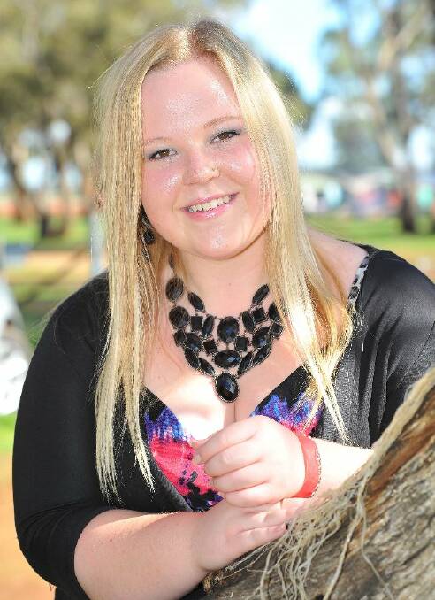 Kobie Midson, 19 gave the competition a run for their money in the senior gospel division at the Illabo Country Music Stampede talent quest. Picture: Kieren L Tilly