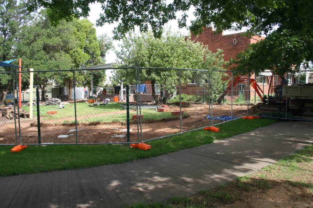 Junee Preschool's playground is getting a makeover thanks to the support of the community.