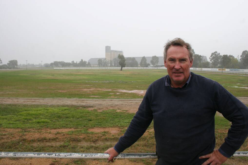 SIX WEEKS: Junee Showground Trust chairman Martin Honner has said access to the grass arena has been restricted to prepare for the Riverina Schoolboys Carnival.