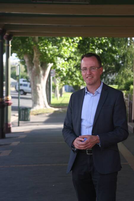 NSW Greens MLC David Shoebridge said targeted services such as the Junee Medical Centre were under threat by amalgamations. Picture: Declan Rurenga