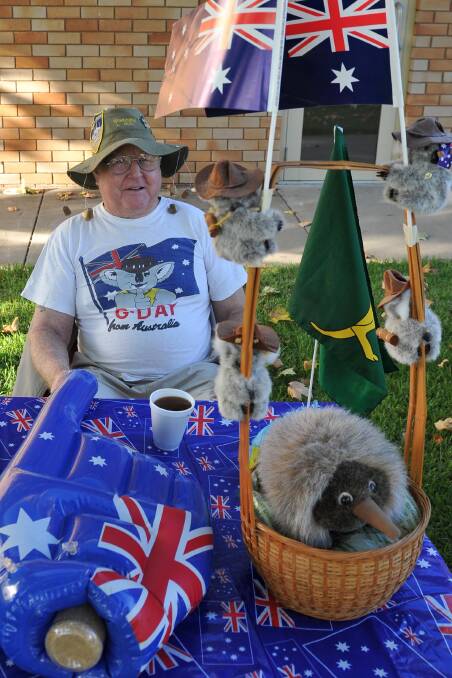 Ian Hurst at the Wagga Australia Day breakfast and citizenship ceremony. Picture: Michael Frogley
