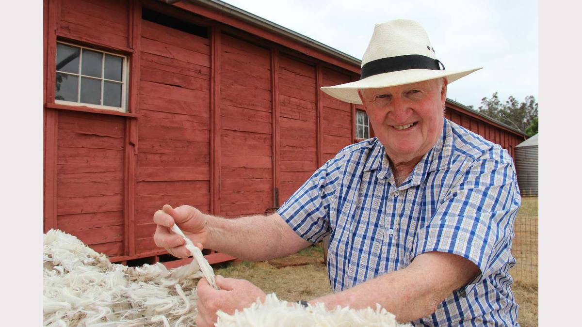 Bill Mildren, of Wodonga, classed the Mulwala Merino stud flock for more than 15 years. Picture: The Rural