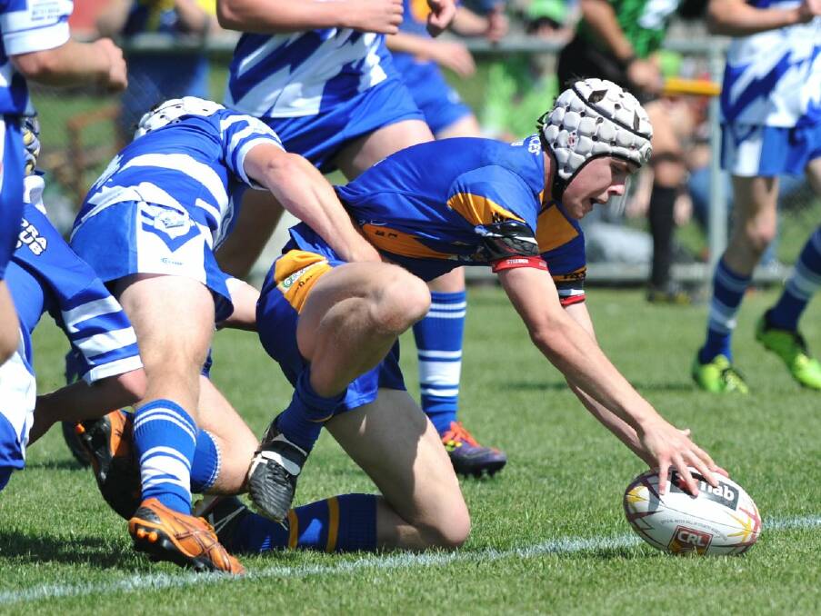 Junee Diesels v Cootamundra Bulldogs Group Nine Sullivan Cup grand final. Picture: Les Smith