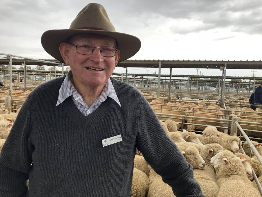 WELCOME RAIN: Legacy Junee branch chairman, Chris Moloney is pictured at Wagga market. Picture: Nikki Reynolds