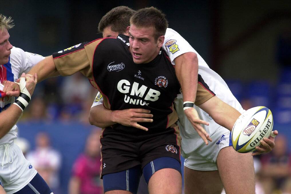 Andy Lynch made his first grade debut with Castleford in 1999. Photo: SW Pix