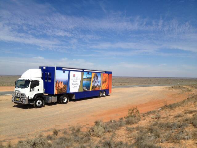 ON THE ROAD: The mobile medical simulation will be trucked into town at the end of this week. Picture: supplied