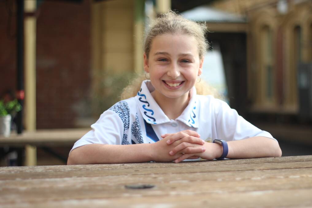 BEST BOWLER: Madison Hazell, 12, will spend her school holidays on the greens, representing the state in lawn bowls. Picture: Emma Horn
