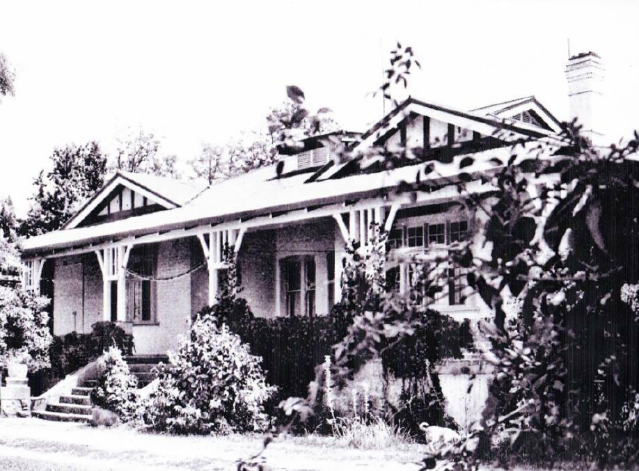 HOMES OF HISTORY: The 18-room Wantabadgery West Homestead photographed circa 1930.