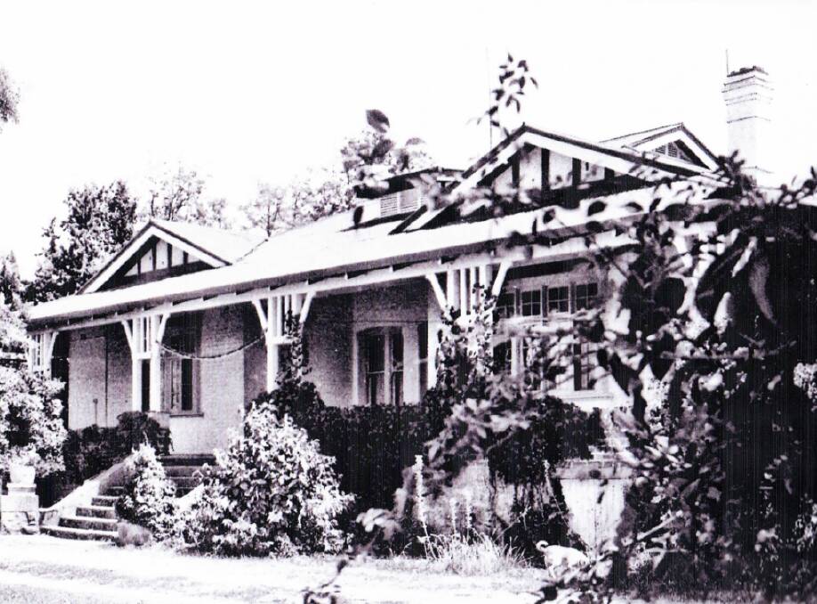 WALK IN TIME: The 18-room Wantabadgery West Homestead photographed circa 1930.