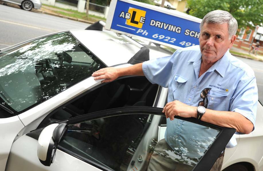 Glen Gaudron of Able Driving School in Wagga.