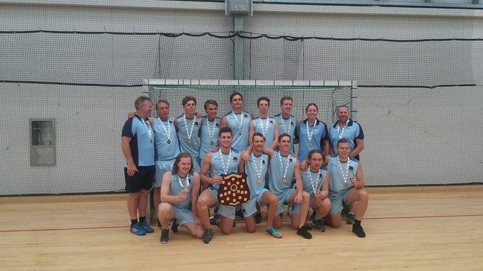 STRAIGHT TO SUCCESS: Jason Hill coached the under 21 indoor hockey to win the Australian national title this month.