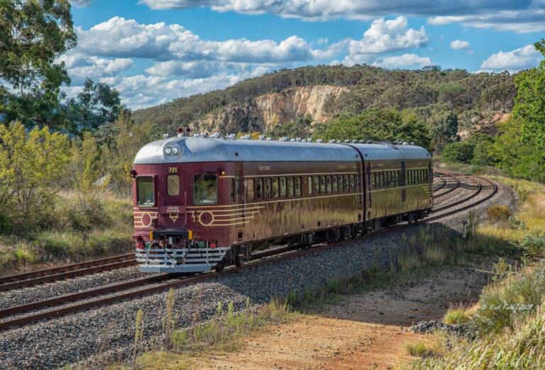UP FOR FUNDING: One of the proposed plans would see heritage trains make trips from Junee's railway station several times a year. Picture: supplied