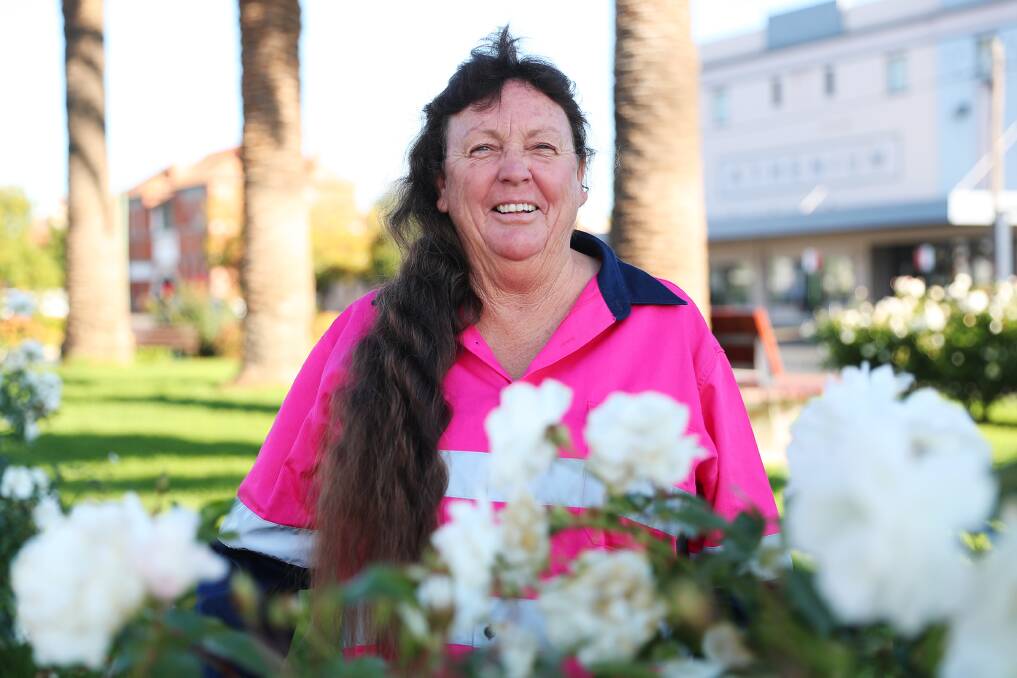 HAIR CUT FOR A CAUSE: Junee's Deb Heard is preparing to have her first haircut in 30 years. She will donate her locks to be made into a cancer wig. Picture: Emma Hillier