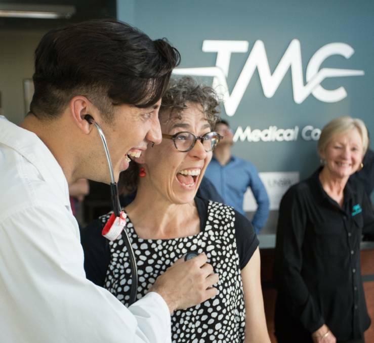 MEDICAL MINDS: Temora GP Rachel Christmas pictured during the filming of the Great Quack Quest last year, which was a campaign to address declining medical resources across the region. Picture: supplied 
