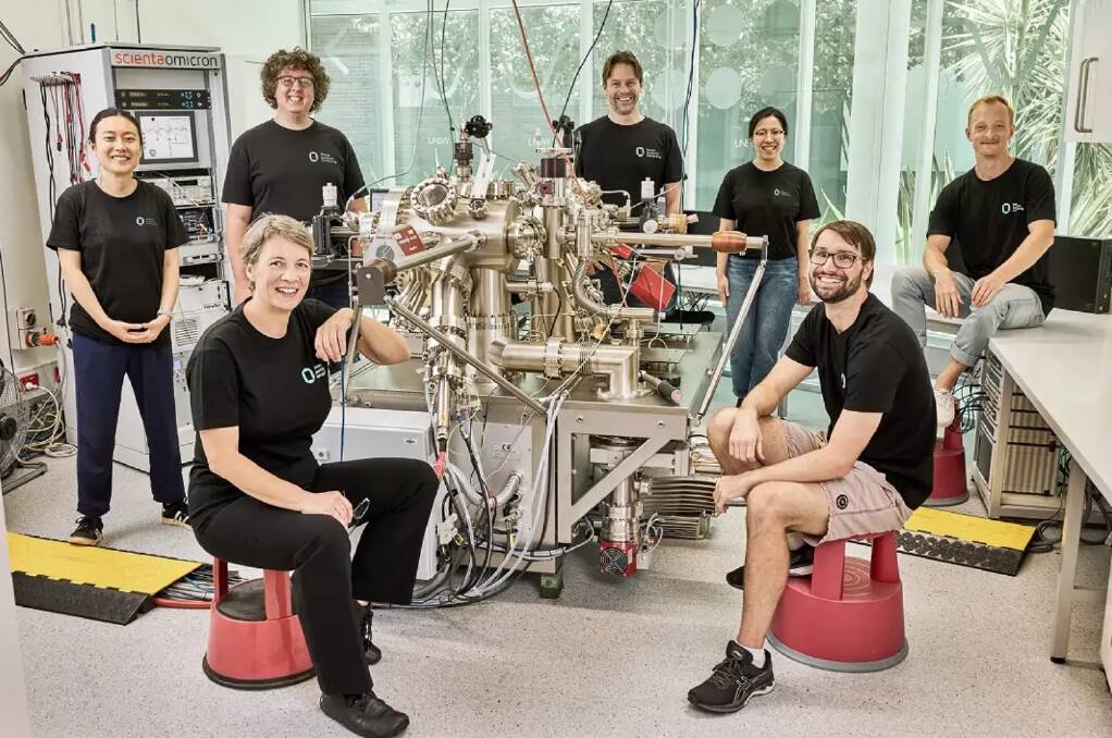 The Silicon Quantum Computing team at work. Picture supplied