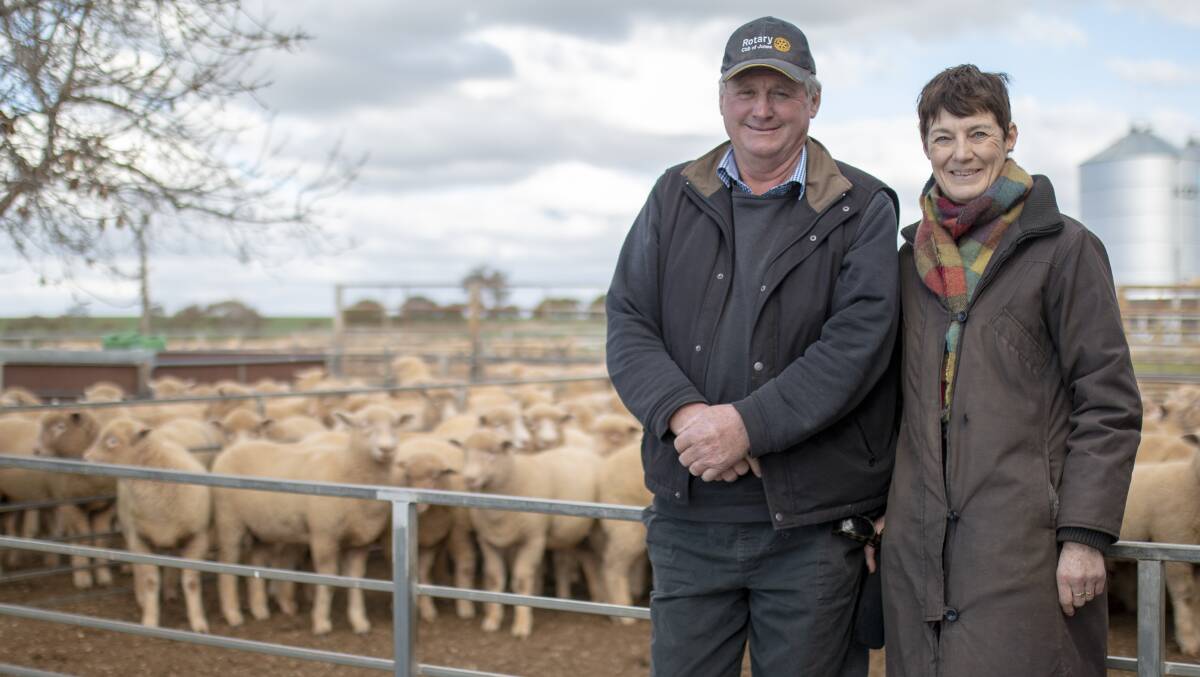 ON THE LAND: John and Anne Higginson met in Ireland and reconnected in Australia before settling at their stock and crop farm in Junee. Picture: Emma Horn