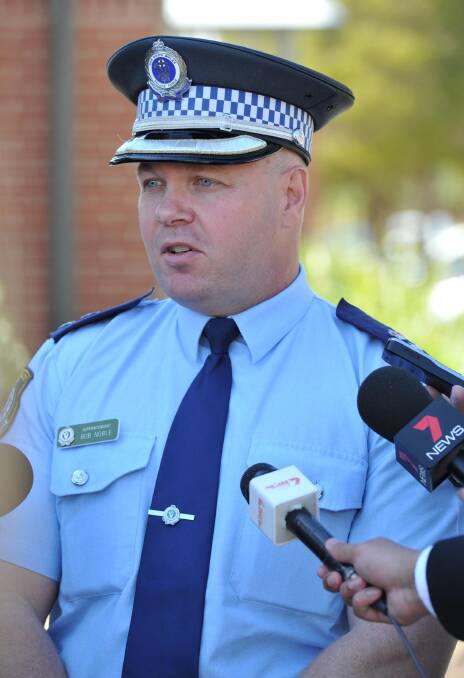 Superintendent Bob Noble of the Riverina Police District.