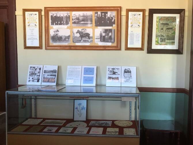STEP IN TIME: Shirley Hart's curated collection of Junee Show history at the Broadway Museum. The exhibition celebrates 130 years of the annual carnival.