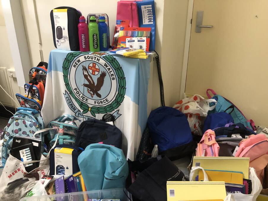 The community has poured out generously to the police back-to-school appeal.