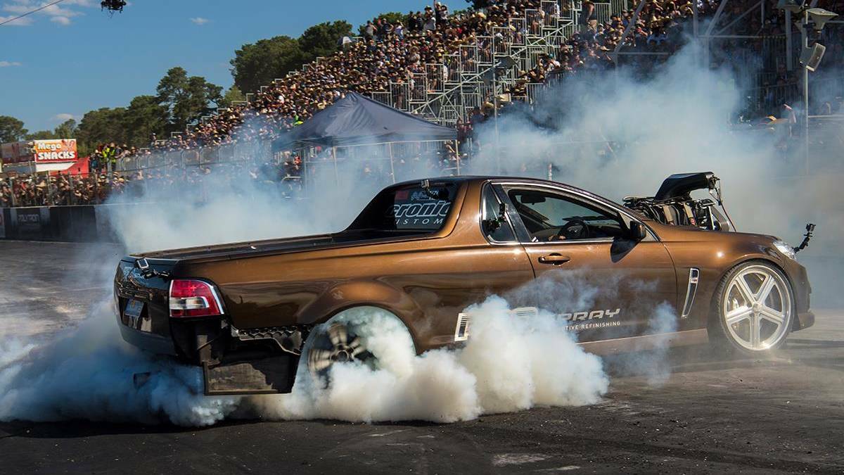  There will be no Summernats burn-out in Canberra this year. Photo: Summernats
