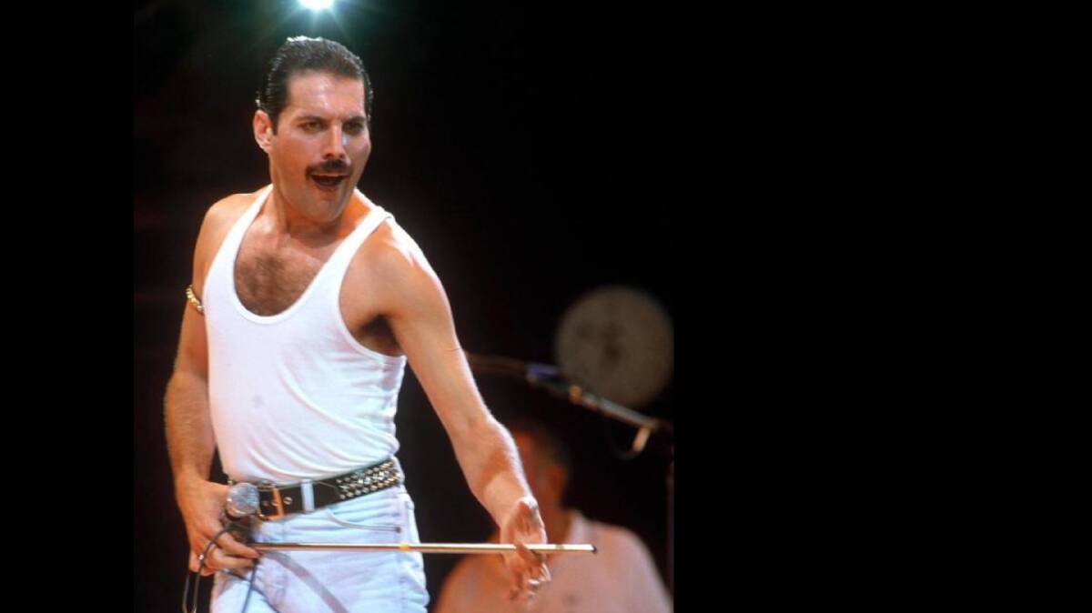 Freddie Mercury doing his thing.