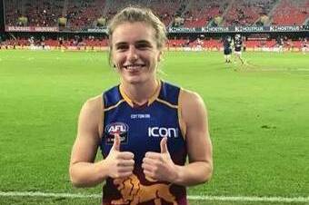 Maria Moloney was drafted by Brisbane on Tuesday. Picture: Instagram/Virginia Moloney
