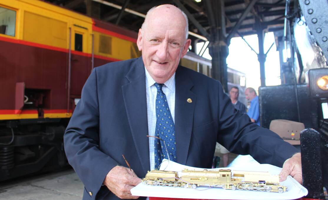 GRAND OPENING: Former deputy PM and avid train enthusiast Tim Fischer visited Junee on Friday to officially open the Rhythm n Rail festival on Friday afternoon. 