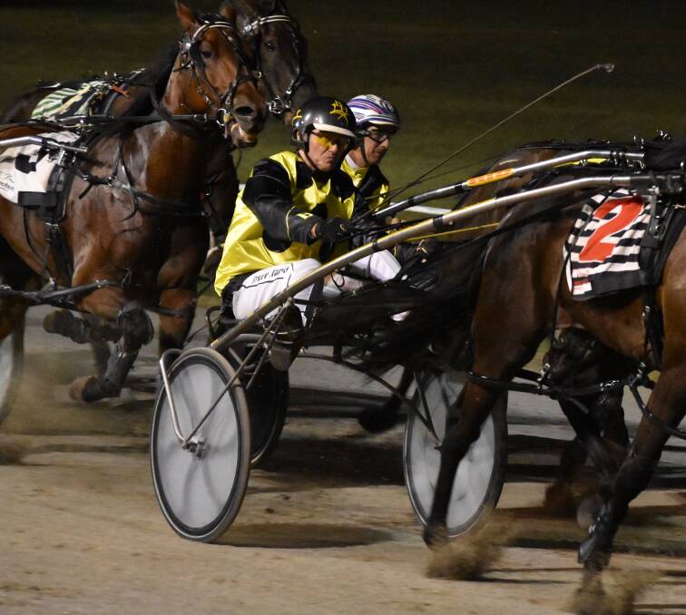 SHOT AT THE STUMPS: Junee trainer-driver Bruce Harpley will have another attempt at winning his hometown cup with heats of the race on Saturday. Picture: Courtney Rees