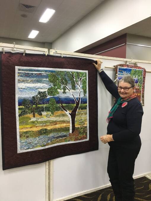 GUEST: Carol Glasgow, from Temora spoke to Hume Group CWA members about her passion for sewing. Picture: Contributed